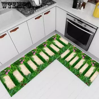 Коврик для пола кухни противоскользящий, впитывающий воду, коврик для входной двери, коврик для ванной и туалета 40X60cm зебра