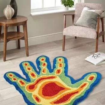 Коврик для пола нескользящий впитывающий воду коврик для ванной комнаты с рисунком от руки в форме бикини стеганый коврик из термопластичной резины для пола коврик для кухни и туалета M