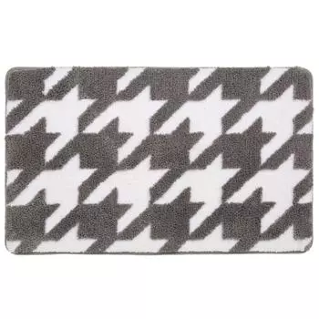 Коврик для пола Qianniao, противоскользящий коврик для ванной комнаты 45*65cm грязно-белый