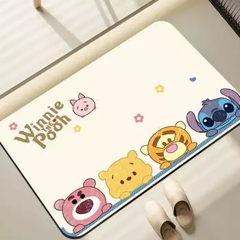 Коврик для пола с рисунком диатомовой грязи, впитывающий быстросохнущий коврик для ванной комнаты, входит в дверь туалета, моется и устойчив к грязи 40*60cm