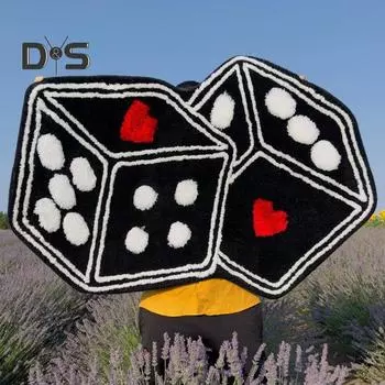 Коврик для пола с рисунком в виде кубиков, имитация кашемира, быстросохнущий, нескользящий, нижний коврик, коврик для входа, многоцелевой кухонный коврик для мойки водой S чёрный