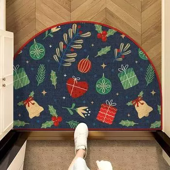 Коврик для пола у входной двери с проволочным кольцом, противоскользящий коврик для крыльца, устойчивый к грязи 40*60CM