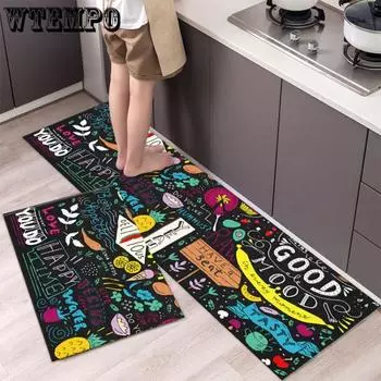 Коврик для пола в кухне, противоскользящий коврик для прачечной, коврик для спальни, коврик для пола в гостиной 40*60CM