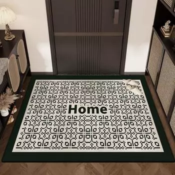 Коврик для пола в стиле ретро, ковер для входной двери, пылеулавливающий коврик для крыльца, нескользящий коврик 50*80cm