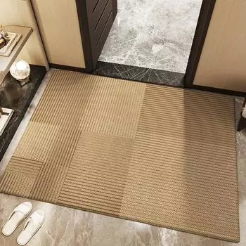 Коврик для пола в стиле скандинавского цветка, грязный коврик для входной двери, домашний песок, пыль, нескользящий ковер для балкона Keni Velvet 80*120cm