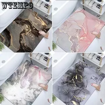 Коврик для пола в стиле скандинавского мрамора, входной коврик, простая домашняя ванная комната, впитывающий воду коврик для двери 40*60cm