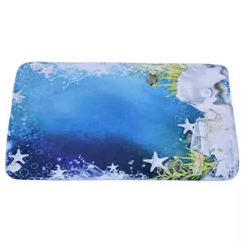 Коврик для пола в ванной комнате, антистатический, антискользящий, фланелевый, 40x60 см 40x60cm/15.7x23.6in