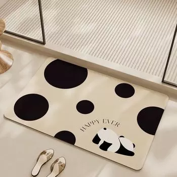 Коврик для пола в ванной комнате, мягкий, диатомовый, нескользящий, для туалета, бытовой, впитывающий коврик для ног, быстросохнущий коврик для двери туалета, ковер 40 * 60CM Shu Thin crystal velvet