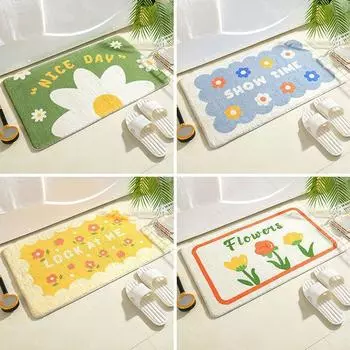 Коврик для пола в ванной комнате, впитывающий коврик для ног, противоскользящий коврик для спальни, коврик для входа 40x60cm