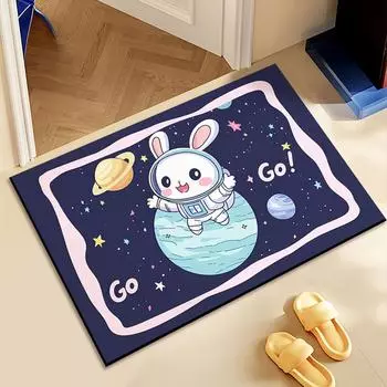 Коврик для пола впитывающий, для ванной комнаты, диатомовый астронавт, коврик для ног, коврик для унитаза, коврик для пола в ванной, впитывающий, нескользящий 40 * 60CM Diatom Mud