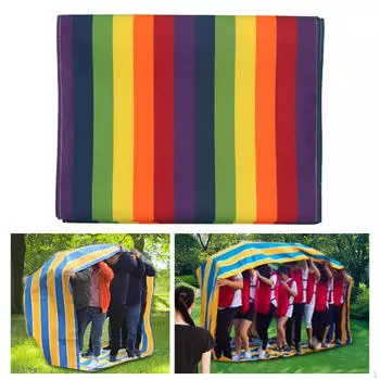 Коврик для полевого дня. Групповая деятельность. Игра. Многопользовательская игра. Ткань Оксфорд. Катание. Веселье. Работа в команде. 4m