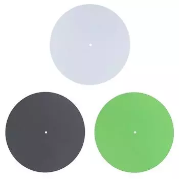 Коврик для проигрывателя EY #, противоскользящий коврик для проигрывателя, 12 дюймов, антистатический для записи LP зелёный