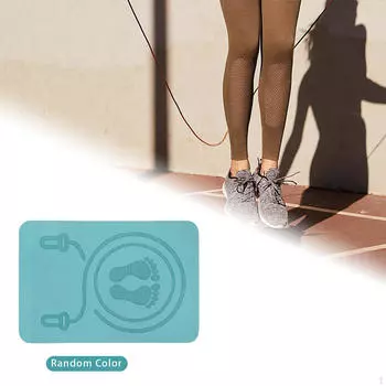 Коврик для прыжков со скакалкой, фитнес-упражнения, звукоизоляция, противоскользящая подушка для прыжков 0.6 thick