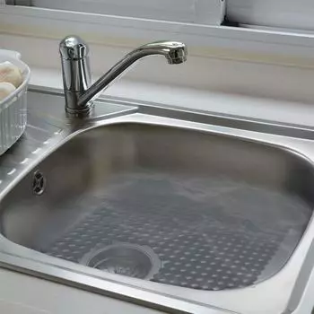 Коврик для раковины из ПВХ, противоскользящий, противоожоговый, теплоизоляционный, для кухонной посуды As Shown