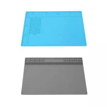 Коврик для ремонта часов, резиновый, мягкий, для часовщика, положение винта, рабочая подкладка, антистатическая, нескользящая, для часовщика Blue