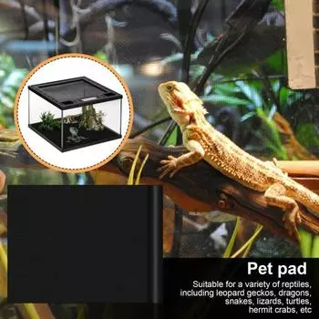 Коврик для рептилий, неклейкий ковер для постельного белья, коврик для бородатого дракона, аксессуары для танка, коврик для рептилий для леопарда, геккона, ящерицы, черепахи S