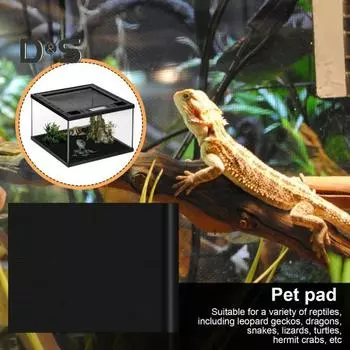 Коврик для рептилий, неклейкий ковер для постельного белья, коврик для бородатого дракона, аксессуары для танка, коврик для рептилий для леопарда, геккона, ящерицы, черепахи S