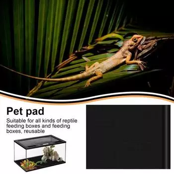 Коврик для рептилий, неклейкий ковер для постельного белья, аксессуары для танков с бородатым драконом, коврик для рептилий для леопарда S