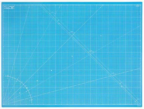 Коврик для резки Elan Cutter, товары для рукоделия, двухсторонний, A0 120 x 90 см, синий и светло-голубой коврик для резки для домашнего и коммерческого использования синий