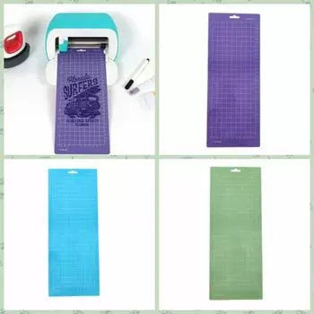 Коврик для резки ПВХ 4,5 X12 дюймов Опорная пластина для гравировального станка Cricut Joy Machine зелёный