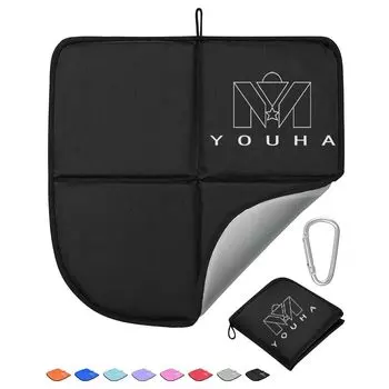 Коврик для сауны, простыня для отдыха, подушка для кемпинга, складной, компактный, моющийся, большой, легкий, быстросохнущий, водонепроницаемый, пляжный коврик, портативный