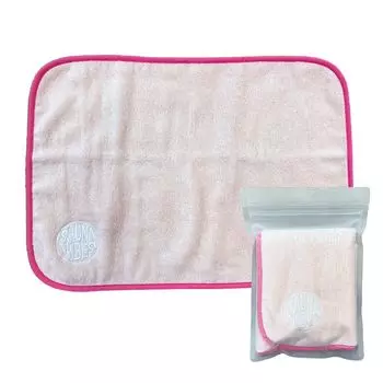 Коврик для сауны с ворсом высокой плотности, полотенце марки Imabari, сертифицированное антибактериальное и устойчивое к запахам [Sauna Vibes] 2840 см (розовый) розовый