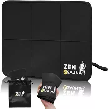 Коврик для сауны ZEN и SAUNA, складной, компактный, стильный, моющийся, большой, для отдыха