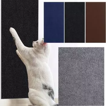 Коврик для скалолазания для кошек, артефакт-дразнилка для кошек, износостойкий, устойчивый к царапинам, самоклеящийся защитный чехол для дивана, многофункциональная наклейка на стену бежевый