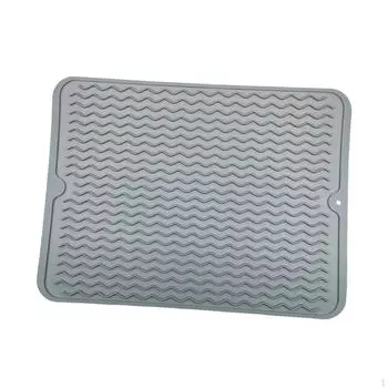 Коврик для слива воды, изготовленный из , Легко моется, Коврик для раковины, Столешница для ящика холодильника, Вставка для ящика, light grey_S