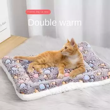 Коврик для сна для домашних животных, собачья кровать, кошачий туалет, щенячья кровать, диван для собак, прекрасный матрас, подушка для маленьких и больших собак, моющееся одеяло, товары для животных 32x25cm