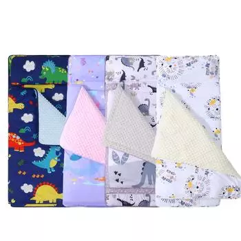 Коврик для сна для малышей со съемной подушкой и плюшевым одеялом для детей от 1 до 6 лет - сворачивающийся дизайн, отлично подходит для дошкольников One Size темно-синий