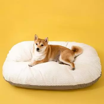 Коврик для сна в будке для домашних животных, коврик для сна на все времена года, можно снимать и стирать, кошачий матрас зимой, теплая подушка, принадлежности для собак S 44*34*37CM