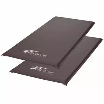 Коврик для сна в машину FIELDOOR толщиной 5 см, набор из 2 автоматически надуваемых матрасов, соединяемых между собой, высокоплотный пенополиуретановый коврик с большим клапаном, надувной