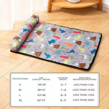 Коврик для собак, кошек, ледяной шелковый коврик, одеяло, подушка для питомника/дивана/кровати/пола/автомобильных сидений (Собака Мат) XL