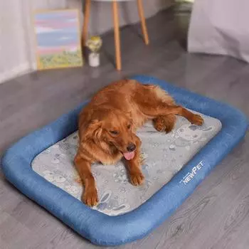 Коврик для собак со льдом Коврик для сна для собак Коврик для домашних животных Летний охлаждающий коврик для сна Коврик для кошек со льдом Летний охлаждающий коврик S 65*50cm