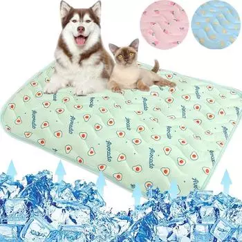 Коврик для собаки, охлаждающий летний коврик для собак, одеяло для кошек, диван, дышащая кровать для домашних животных, летняя моющаяся для маленьких, средних и больших собак, автомобиль XS 30x40cm