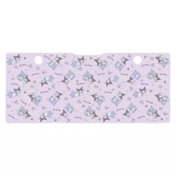 Коврик для стола Allone 140 см для электрических подъемных столов Sanrio Characters Kuromi 140 x x 60 см Прострочка для предотвращения осыпания подложка Фиолетовый 0,3 Нескользящий