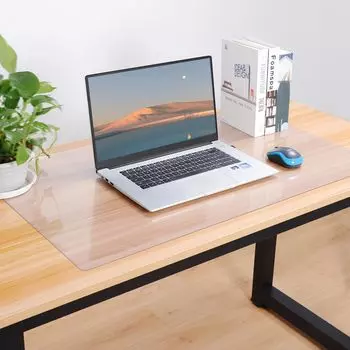 Коврик для стола, чехол для стола, прозрачный, из ПВХ, безопасный материал, совместимый с мышкой, мягкий, водонепроницаемый, маслостойкий, теплоизоляционный, легко моется