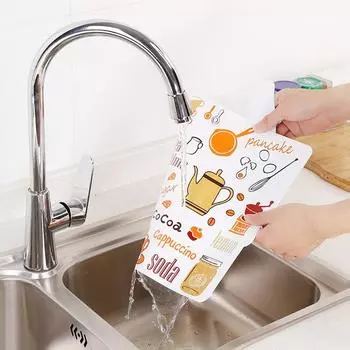 Коврик для стола Пластиковый нагревательный коврик Печатный коврик для столовых приборов Коврик под миску Коврик под кастрюлю Прямоугольный нагревательный коврик для западной кухни Afternoon tea зелёный