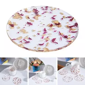 Коврик для стола ручной работы, нескользящий, без запаха, необычная термоизолированная кофейная кружка, акриловая подставка для ресторана