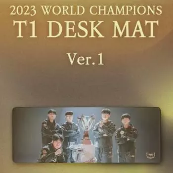 Коврик для стола T1 Champions 2023 года