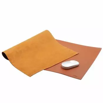 Коврик для стола Tossow, большой коврик для мыши, коврик для клавиатуры, коврик для компьютерного стола, водонепроницаемый PU, коричневый 80 40 см коричневый