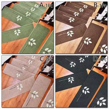 Коврик для ступенек, самоклеящийся, неклеящийся, коврик для лестницы, бытовой коврик для лестницы, пол из массива дерева, нескользящий, бесшумный, коврик для ног, ночник