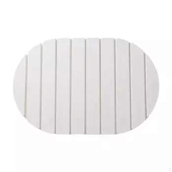 Коврик для сушки посуды Диатомитовый коврик A 60x39 см Кухонная стойка для кофейного бара белый