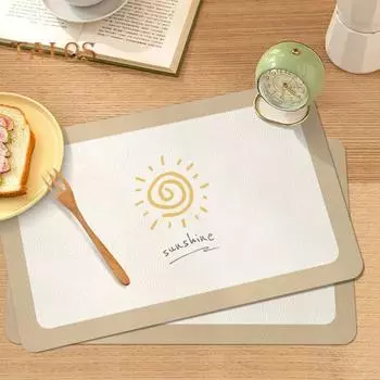 Коврик для сушки посуды Коврик для кофе Супер впитывающий коврик для сушки посуды Легко чистящийся прямоугольный коврик для сушки кухонной стойки Small