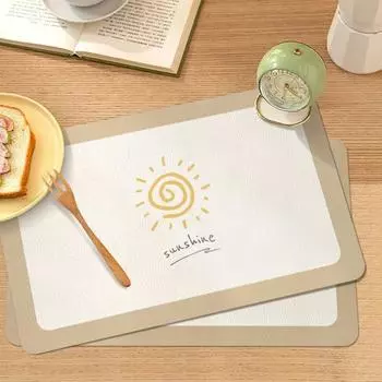 Коврик для сушки посуды Коврик для кофе Супер впитывающий коврик для сушки посуды Легко чистящийся прямоугольный коврик для сушки кухонной стойки Small A