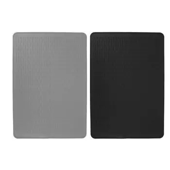 Коврик для сушки посуды Силиконовый нескользящий термостойкий коврик для мытья посуды в горячем горшке для кухонного стола под Si Grey