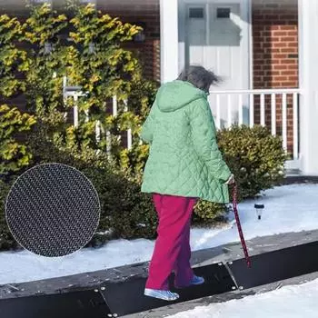Коврик для таяния снега Yousheng, уличный коврик с подогревом, нескользящая конструкция, быстрый нагрев, безопасный в использовании, многоразовый электрический коврик для таяния снега, тротуарный коврик S 1pc