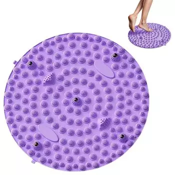 Коврик для точечного давления на стопу Коврик Mocasa для точечного давления на стопу Доска для бега Ультра-диета для ног Домашний коврик для бега Медленный коврик для бега Давление на стопу фиолетовый