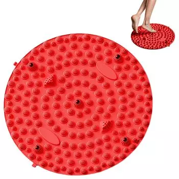 Коврик для точек давления на стопы Коврик Mocasa для давления на стопы Доска для давления на стопы Ультра-беговая диета для ног Давление на стопы Домашний коврик для медленного бега Давление на стопы красный